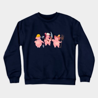 Three little pigs Crewneck Sweatshirt